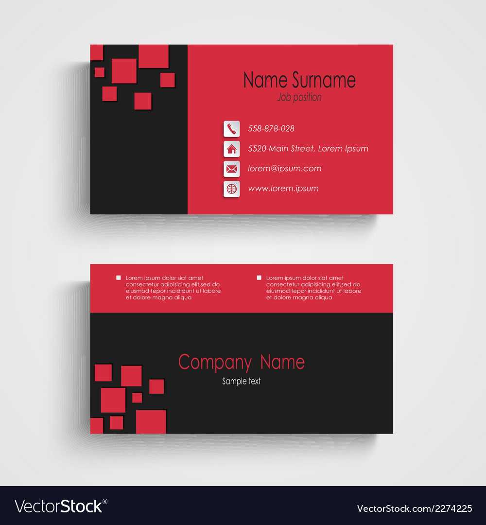 Modern Sample Business Card Template Within Advertising Card Template
