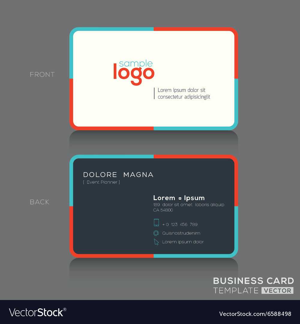 Modern Simple Business Card Design Template In Modern Business Card Design Templates
