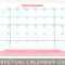 Month At A Glance Calendar Printable 7 Best Of Month At A Within Month At A Glance Blank Calendar Template