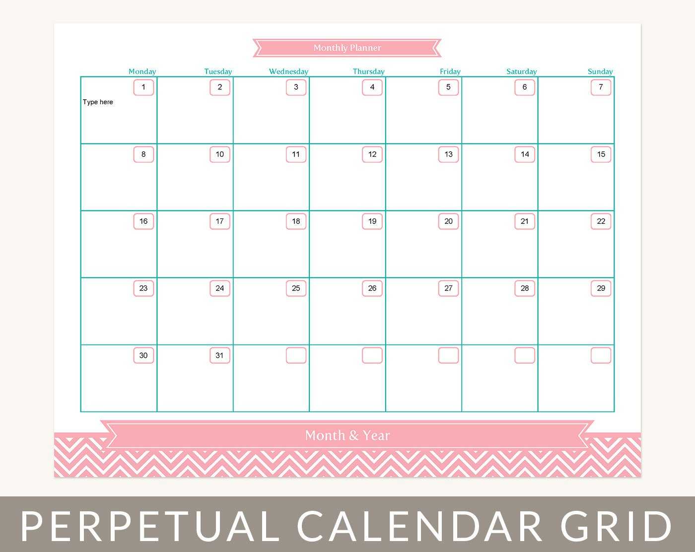 Month At A Glance Calendar Printable 7 Best Of Month At A Within Month At A Glance Blank Calendar Template
