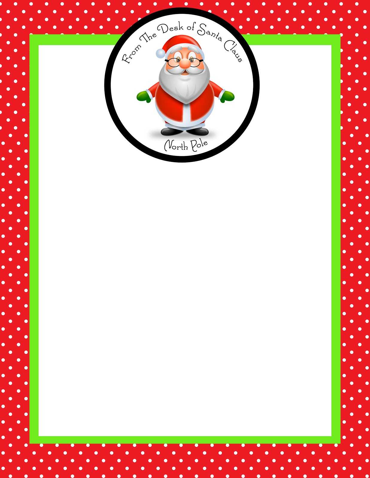 Month Of Joy: The Magic Of A Letter From Santa – Simply Sprout Throughout Blank Letter From Santa Template