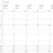 Monthly Cash Flow Forecast For Liquidity Report Template