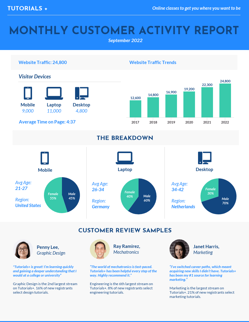 Monthly Consumer Activity Report Template Template Inside Monthly Activity Report Template