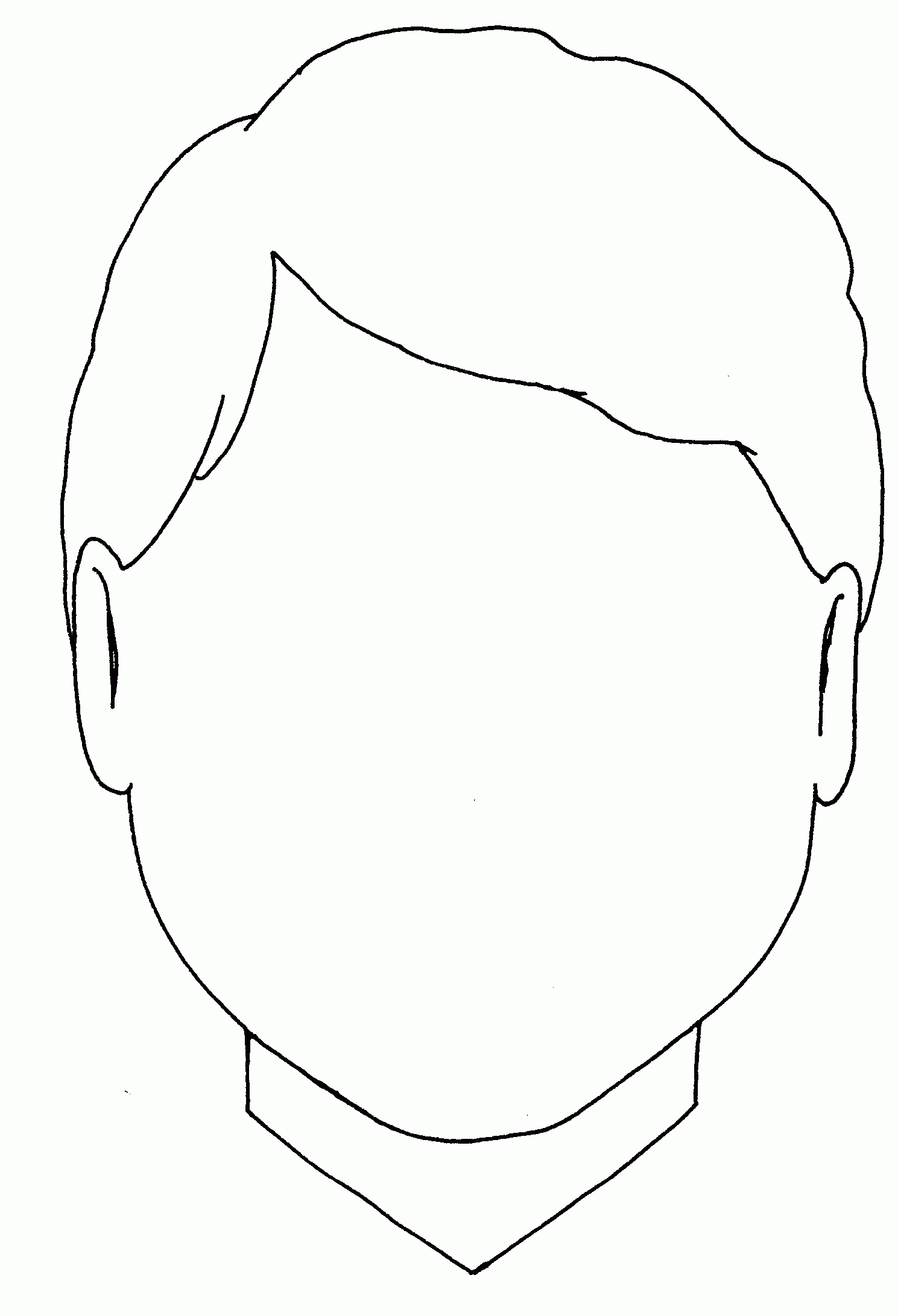 Mormon Share } Face Blank Boy | Denenecek Projeler With Regard To Blank Face Template Preschool