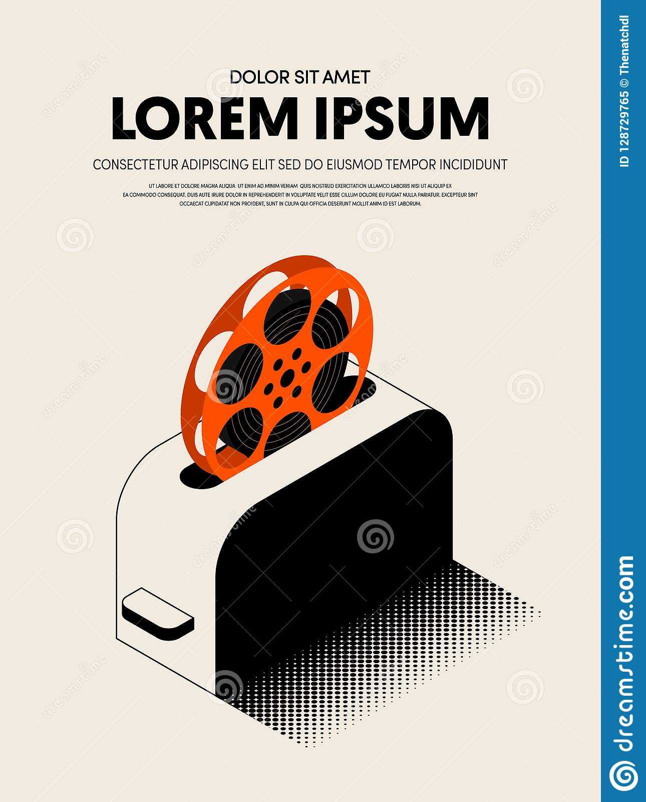 Movie And Film Festival Poster Template Design Modern Retro With Film Festival Brochure Template