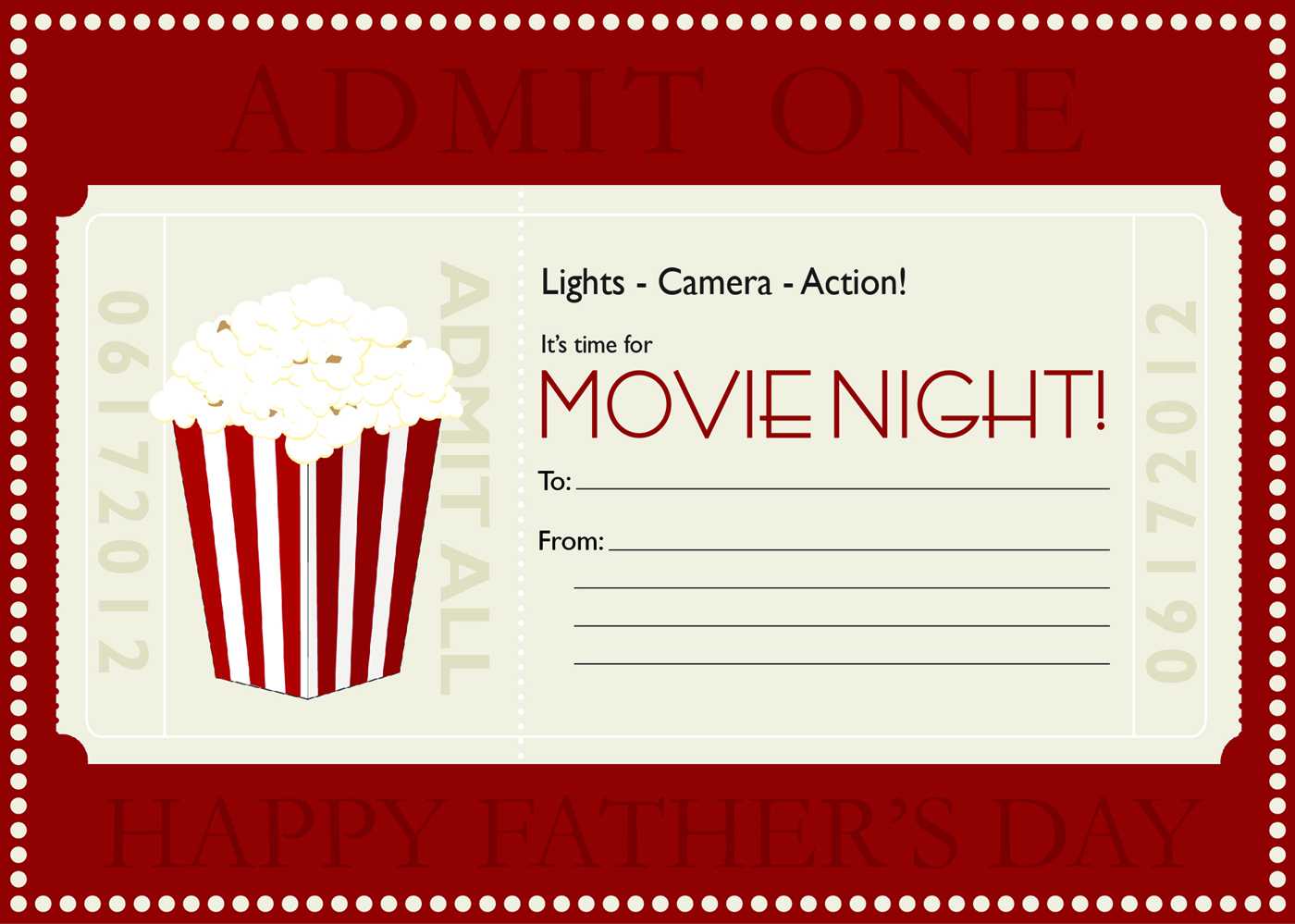 Movie Gift Certificate Templates | Gift Certificate Templates With Regard To Movie Gift Certificate Template