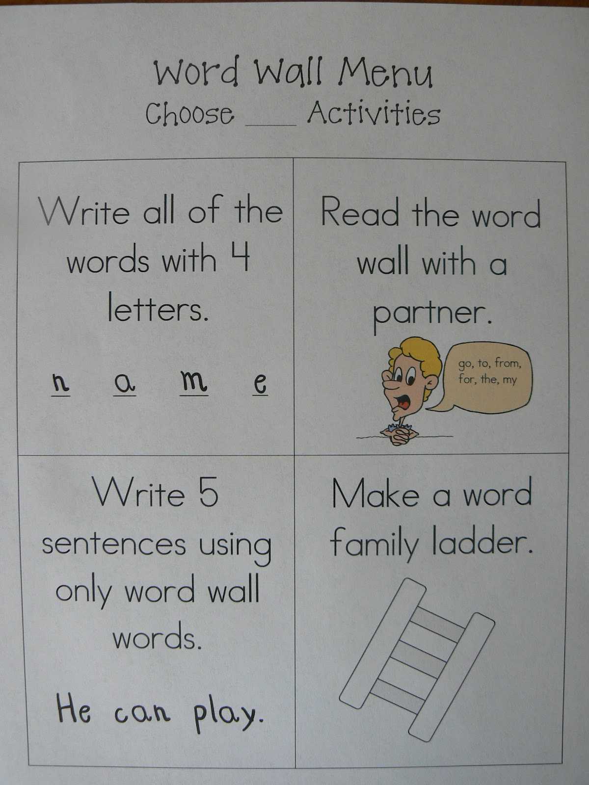 Mrs. T's First Grade Class: Words Their Way Games And Word In Words Their Way Blank Sort Template