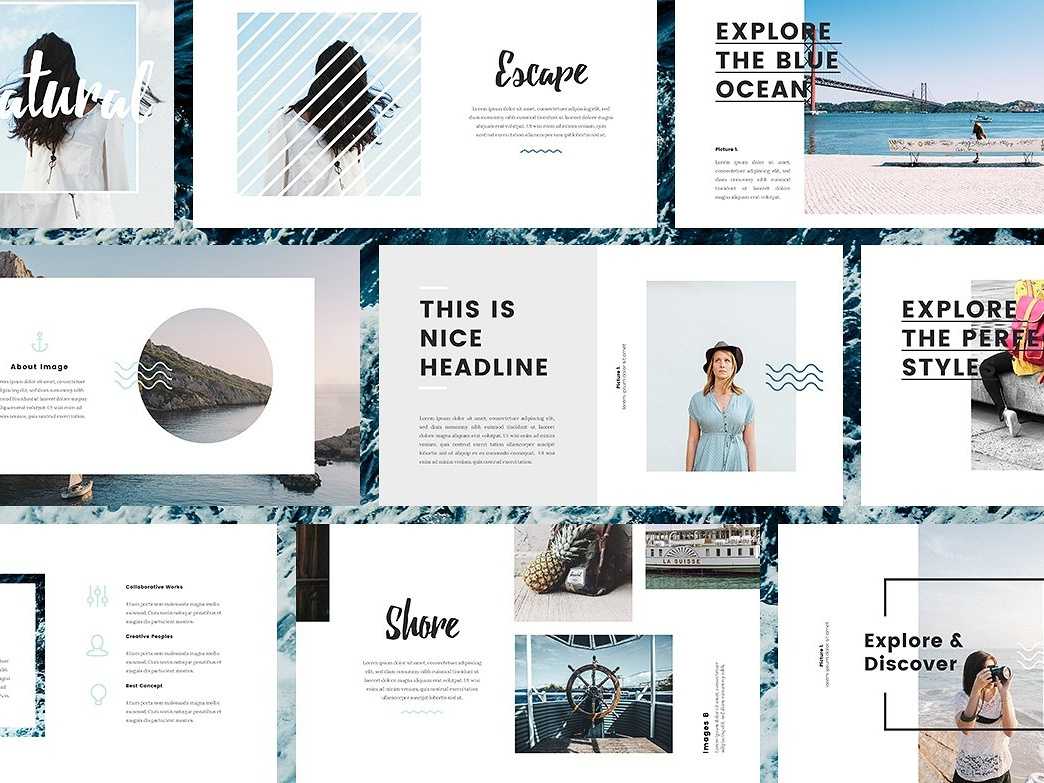 Nautical – Keynote Templatetemplates On Dribbble Intended For Keynote Brochure Template