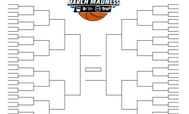 Ncaa Tournament Bracket In Pdf: Printable, Blank, And Fillable pertaining to Blank Ncaa Bracket Template