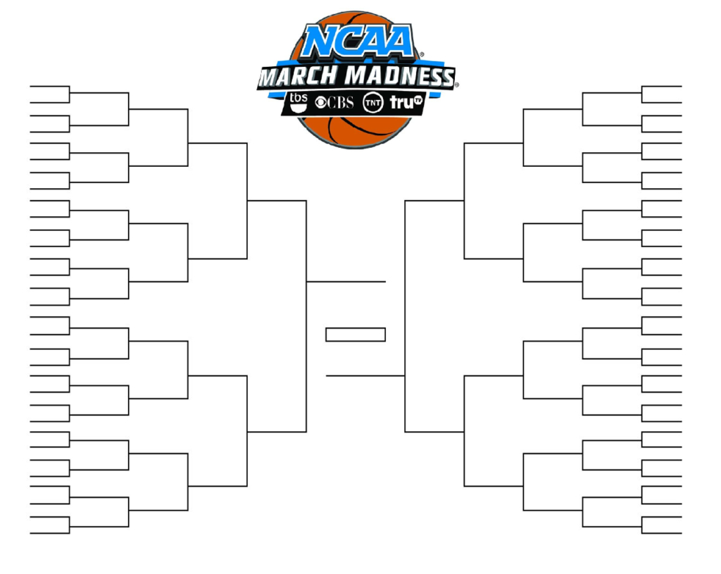 Ncaa Tournament Bracket In Pdf: Printable, Blank, And Fillable Pertaining To Blank Ncaa Bracket Template