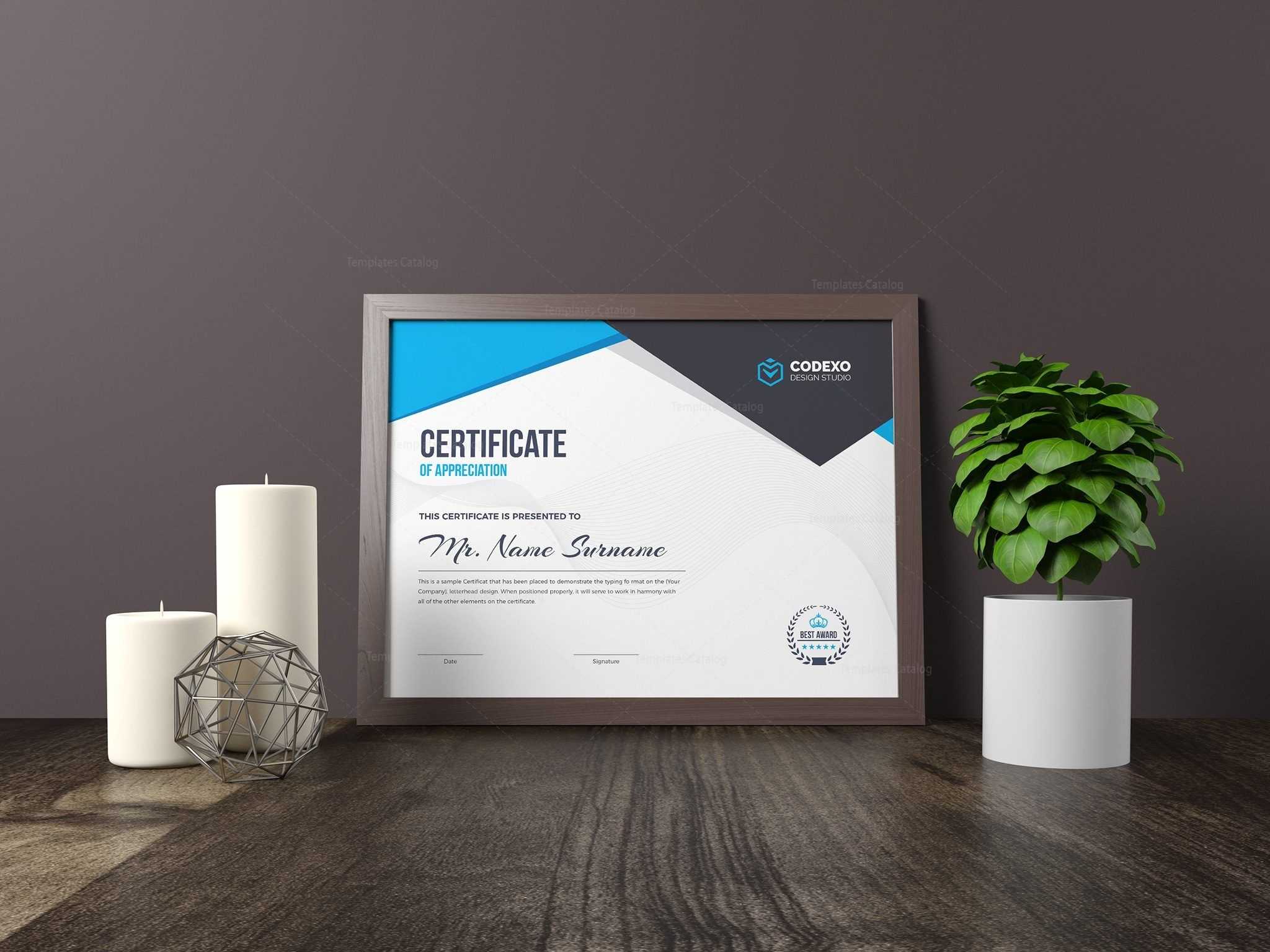 Nemesis Professional Landscape Certificate Template 000847 For Landscape Certificate Templates