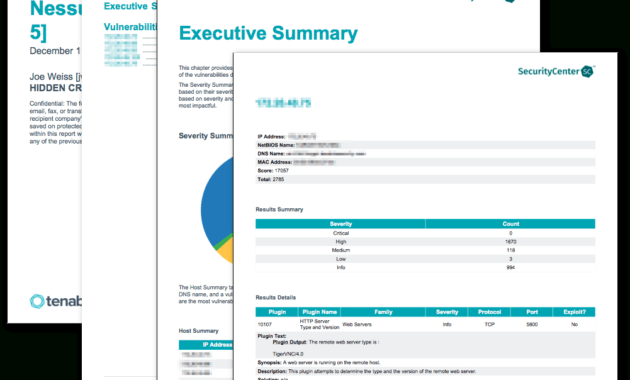 Nessus Scan Report (Top 5) - Sc Report Template | Tenable® intended for Nessus Report Templates