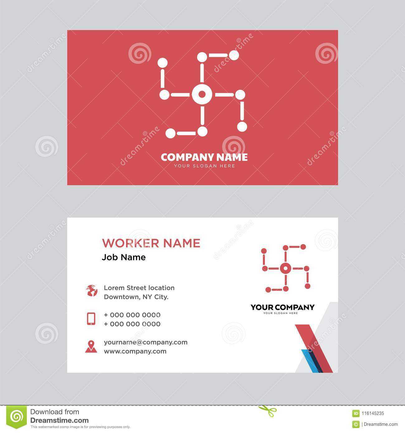 Networking Business Card Design Editorial Image Intended For Networking Card Template