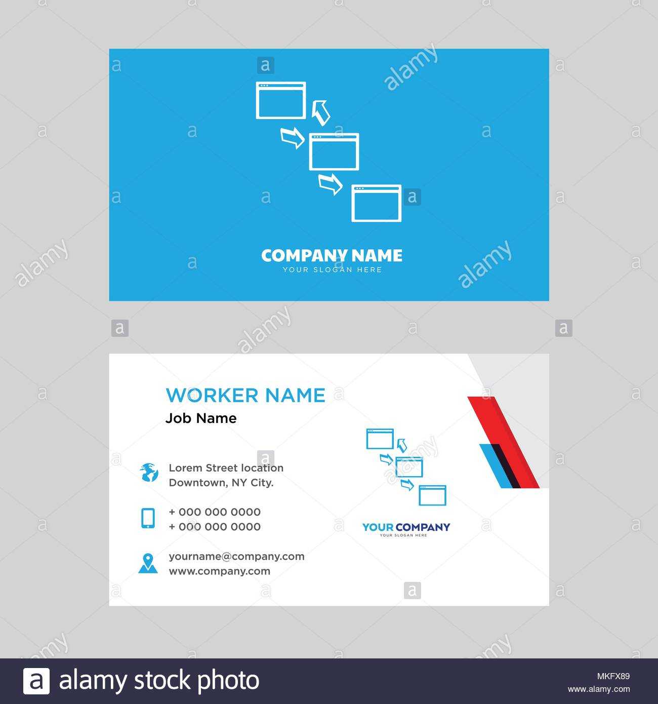 Networking Business Card Design Template, Visiting For Your Within Networking Card Template