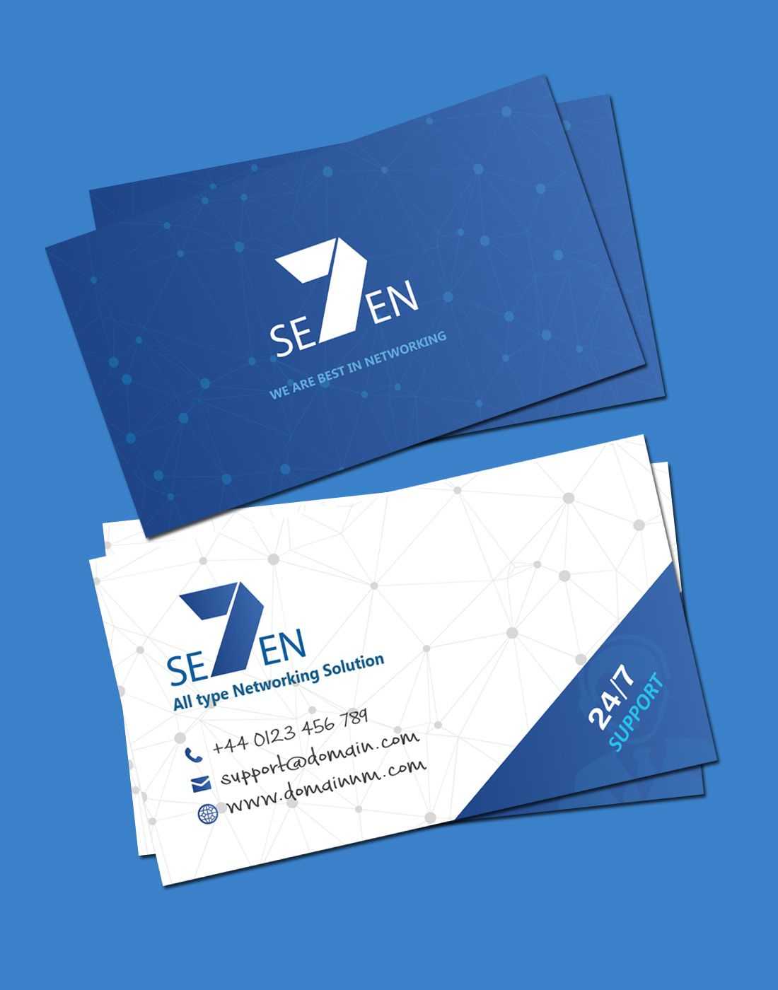 Networking Business Card Template | Business Card Templates Pertaining To Networking Card Template