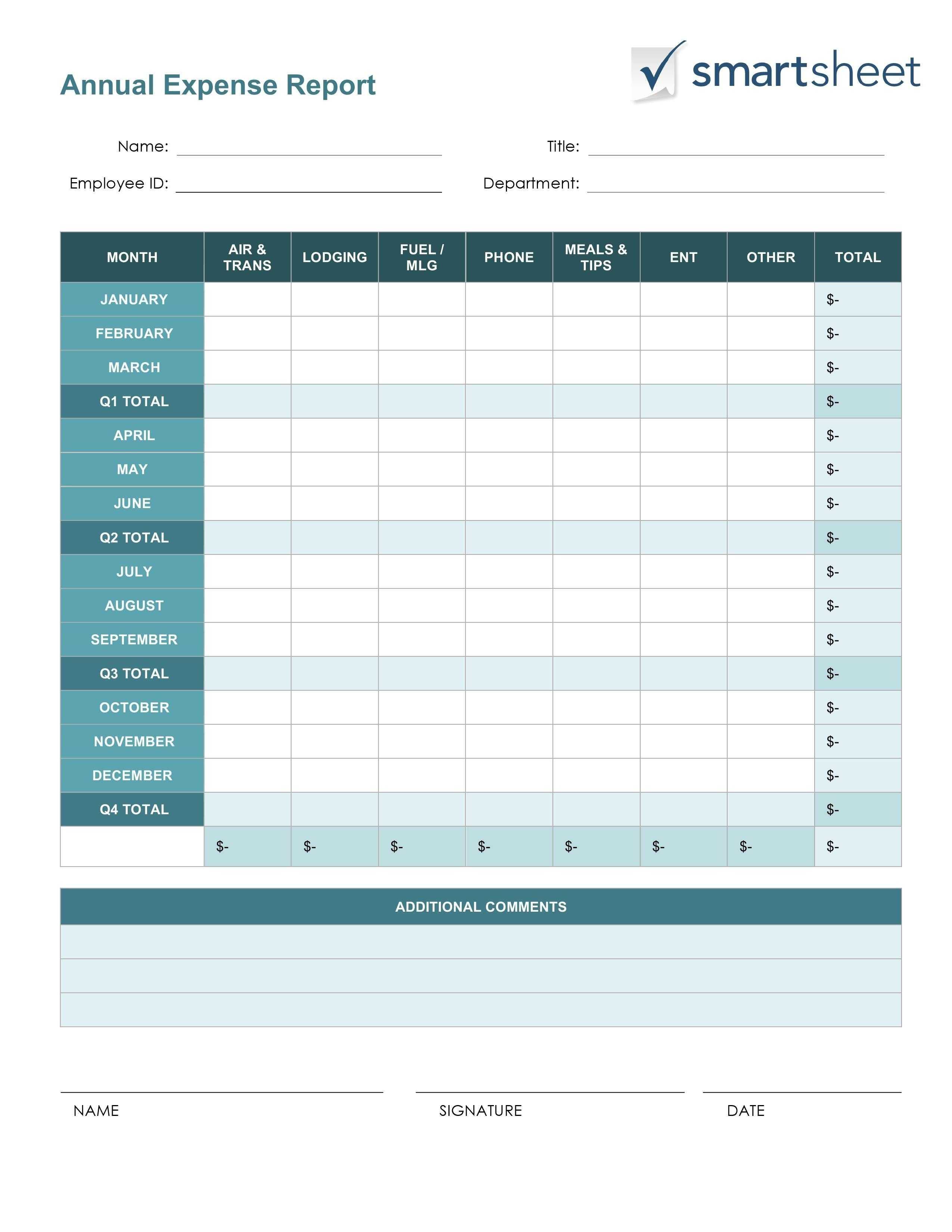 New Expenses Excel #exceltemplate #xls #xlstemplate With Regard To Monthly Expense Report Template Excel