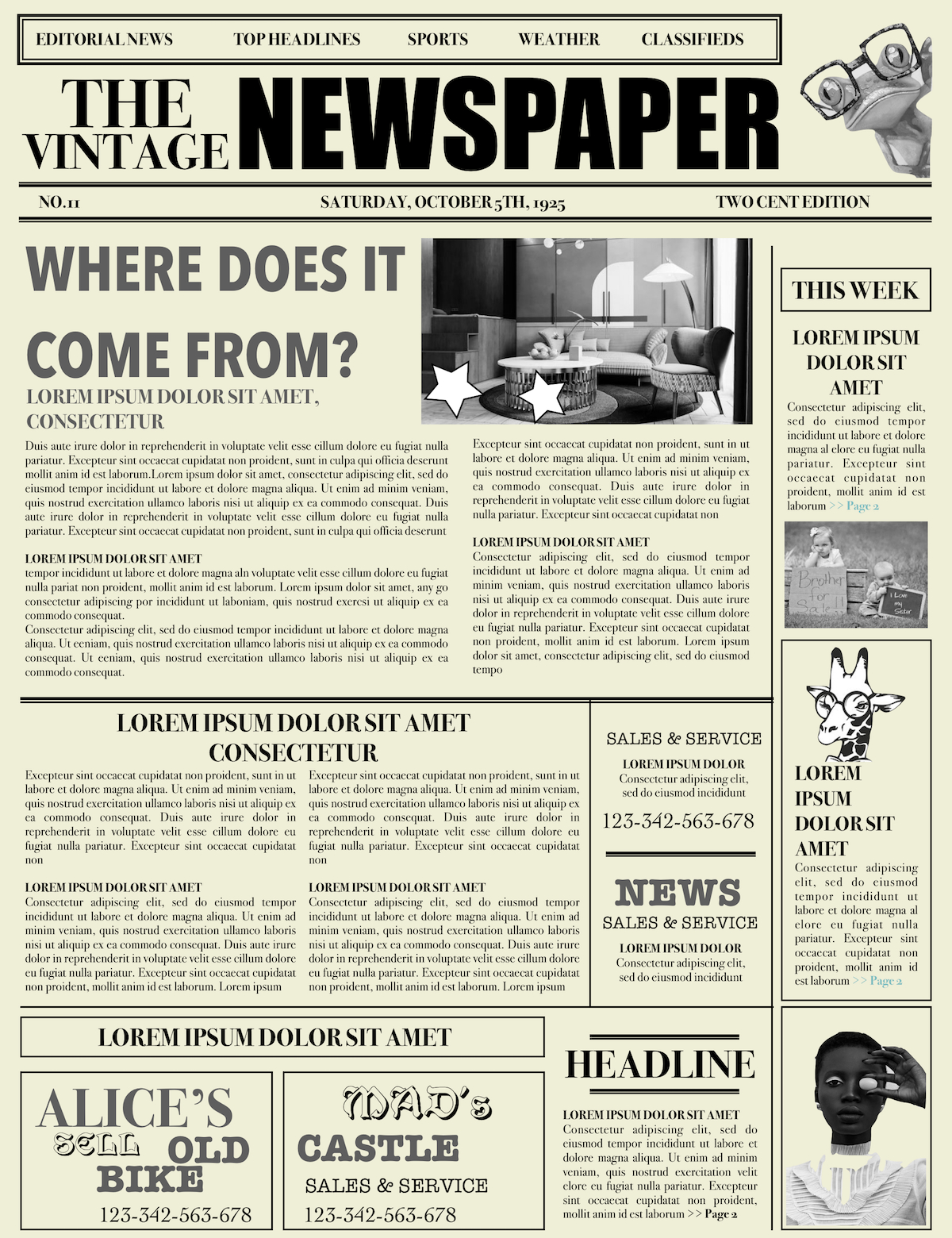 Newspaper Layout Newspaper Format Newspaper Generator Free With Regard To Blank Old Newspaper Template