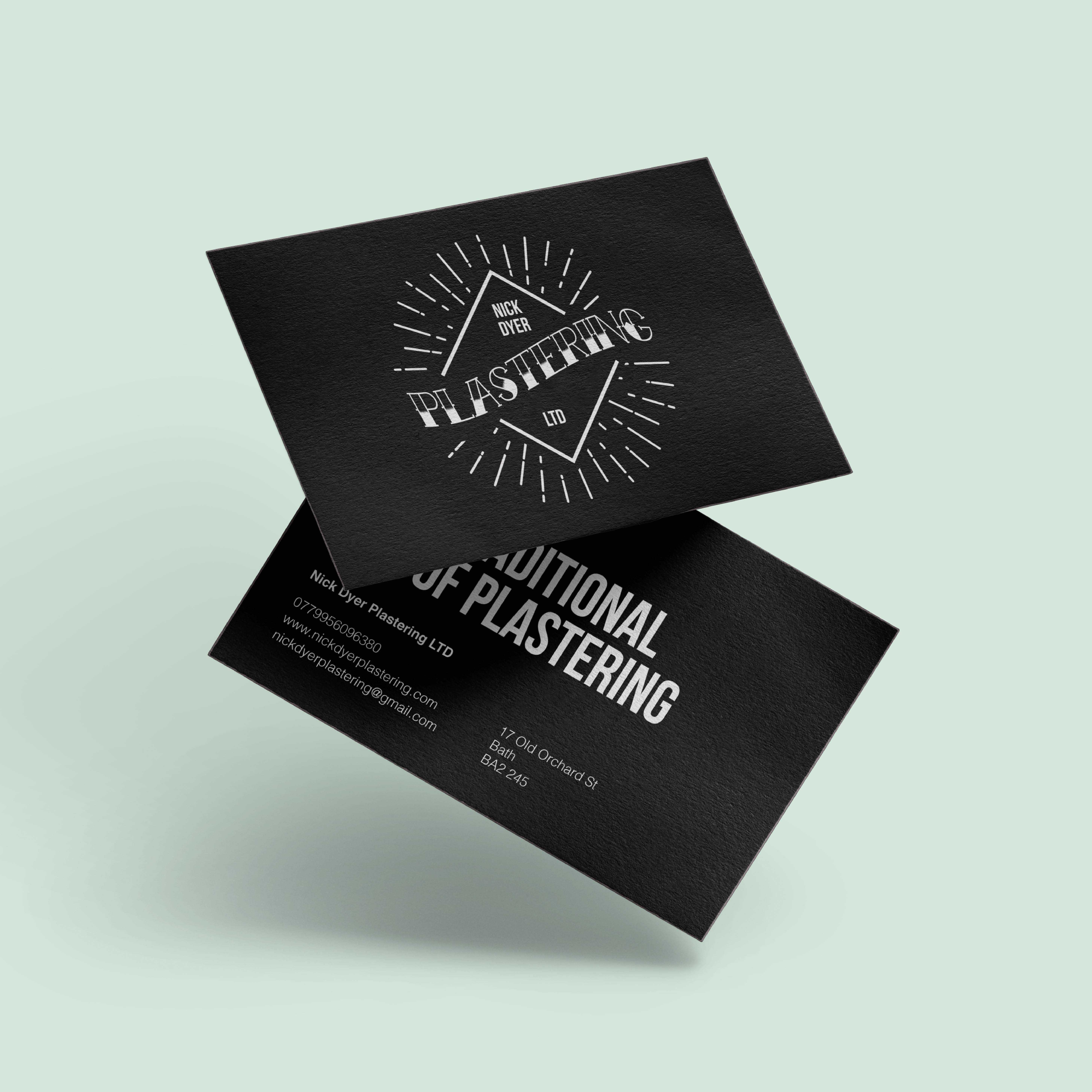 Nick Dyer Plastering | Createdjasmine In Plastering Business Cards Templates