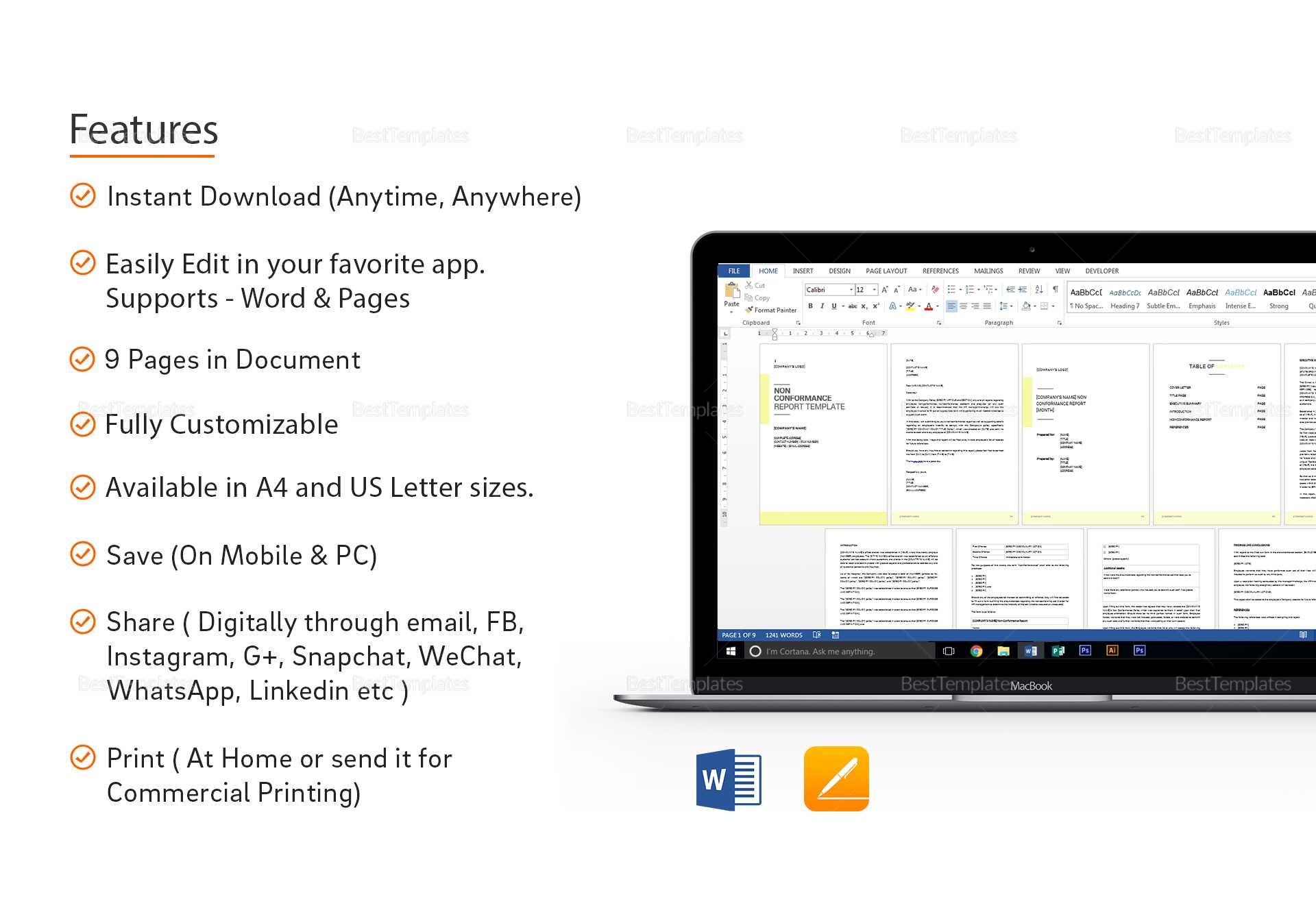 Non Conformance Report Template Throughout Non Conformance Report Template