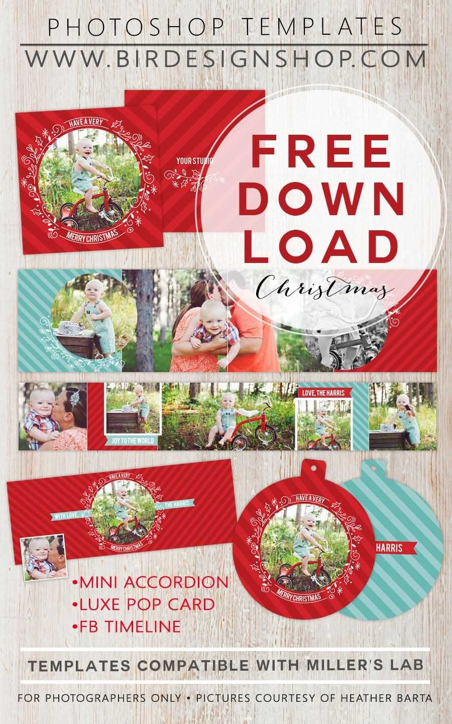 November Freebie | Sublimation | Christmas Photo Card Intended For Free Christmas Card Templates For Photographers