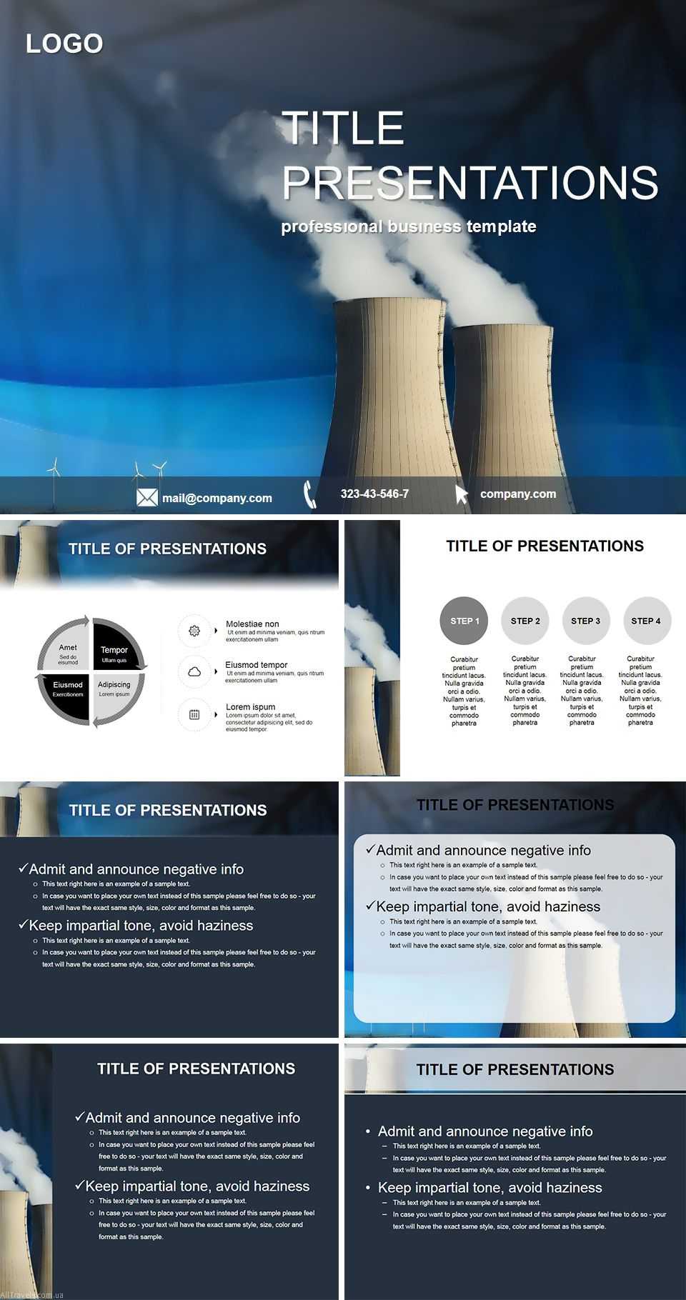 Nuclear Power Plants Powerpoint Template | Adobe Acrobat In With Nuclear Powerpoint Template