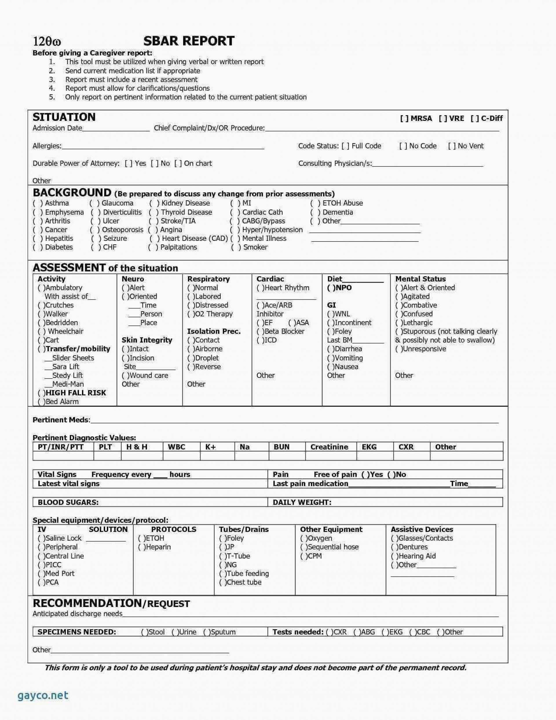 Nurse Handoff Template Seven Fantastic Vacation Ideas For With Nursing Handoff Report Template