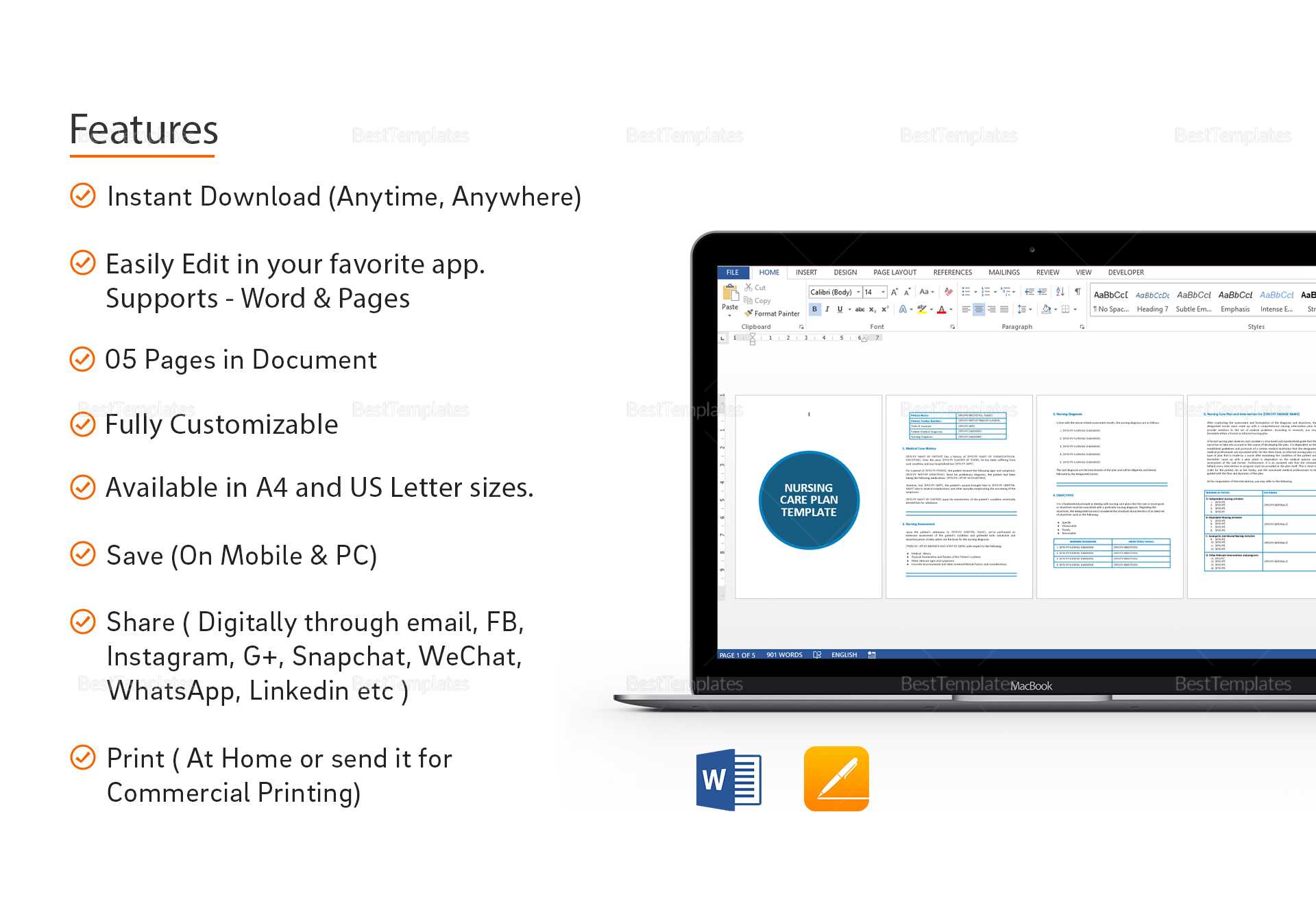 Nursing Care Plan Template Regarding Nursing Care Plan Template Word