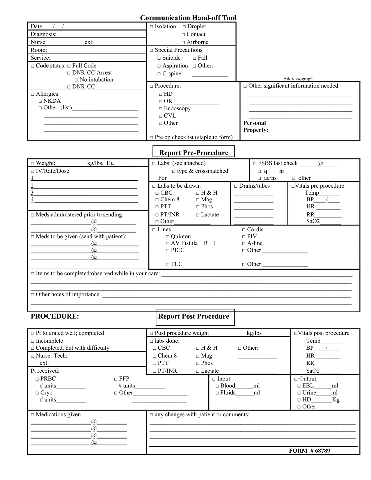 Nursing Report Template - Google Search | Nursing | Nurse Pertaining To Nursing Handoff Report Template