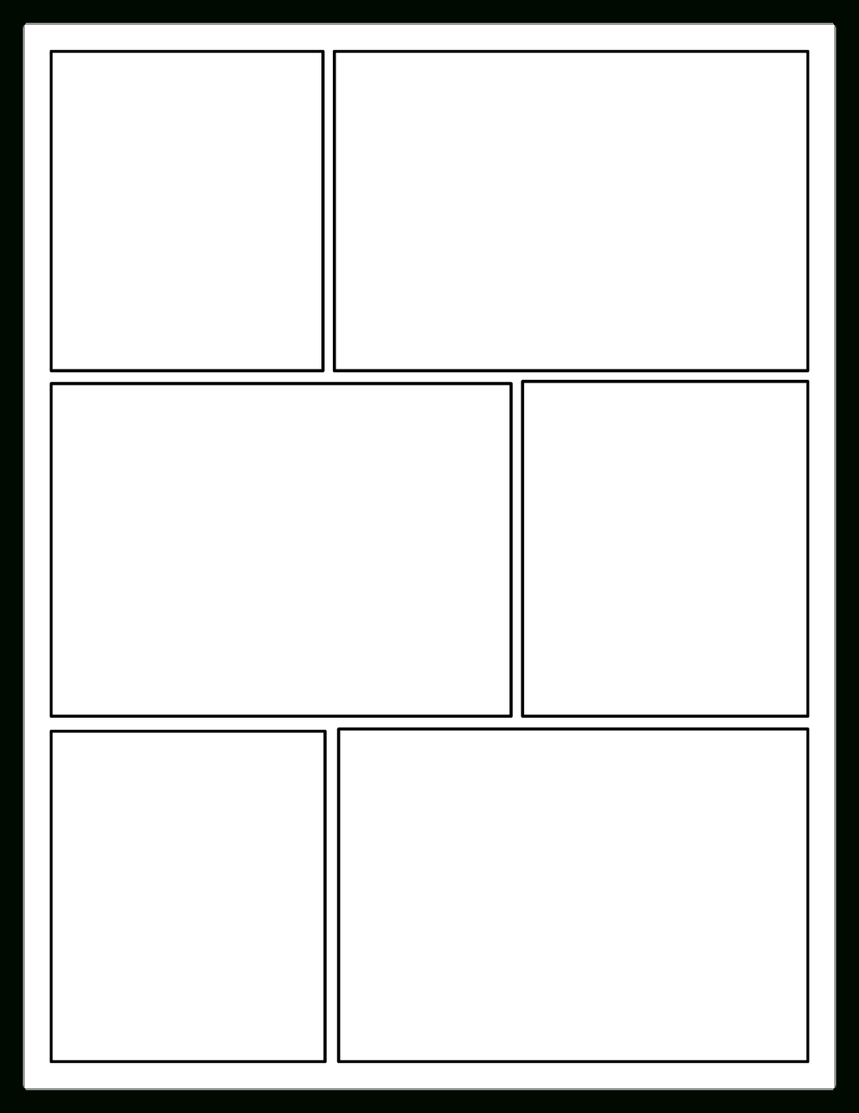 Offering Choices For Your Readers: Comic Book Craze Within Printable Blank Comic Strip Template For Kids