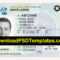 Ohio Driver License Psd | Oh Driving License Editable Template In Blank Drivers License Template