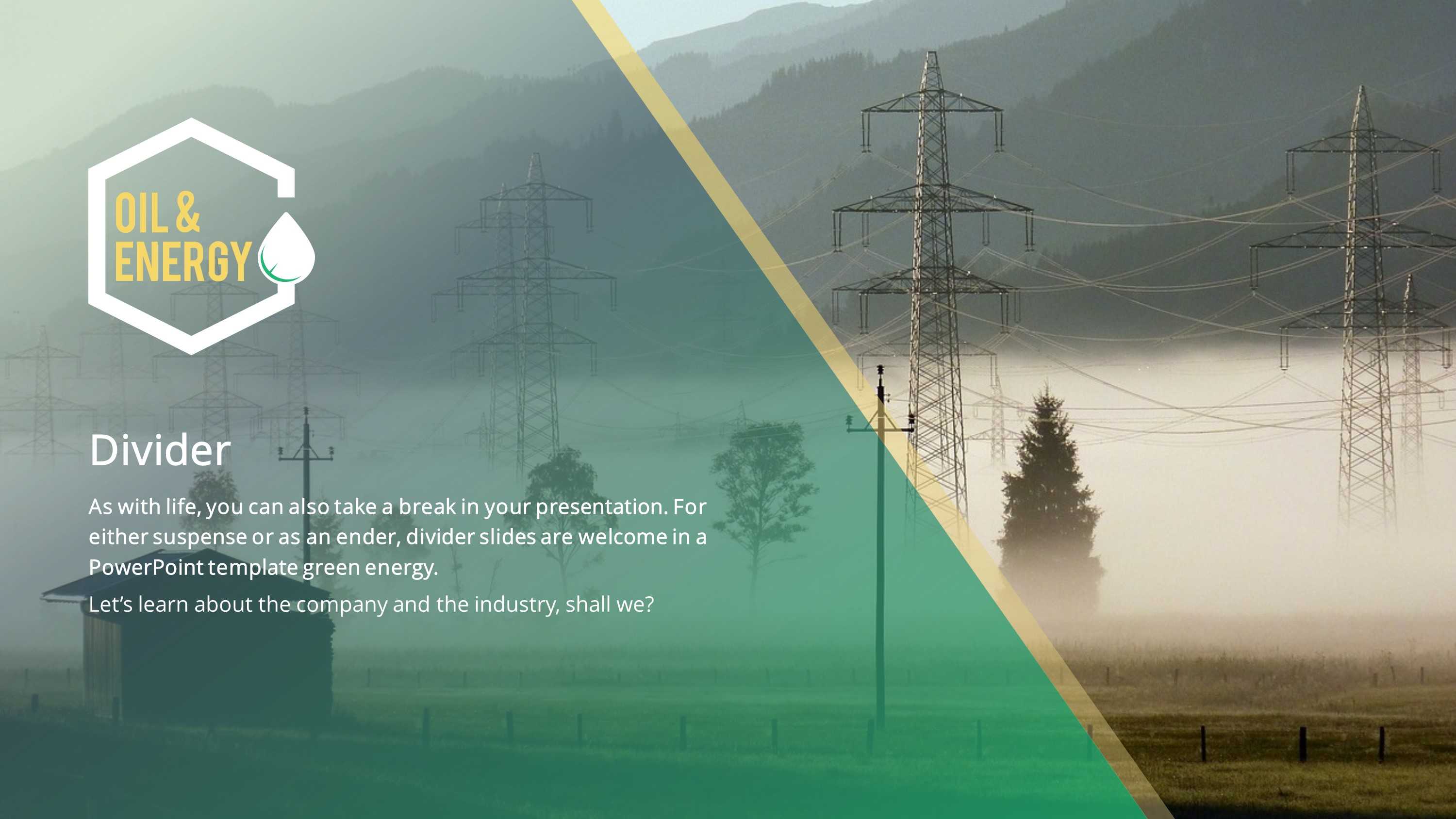 Oil, Gas, And Energy Premium Powerpoint Template | Slidestore For Nuclear Powerpoint Template