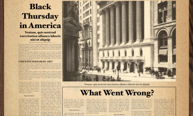 Old Newspaper Template Word throughout Old Newspaper Template Word Free