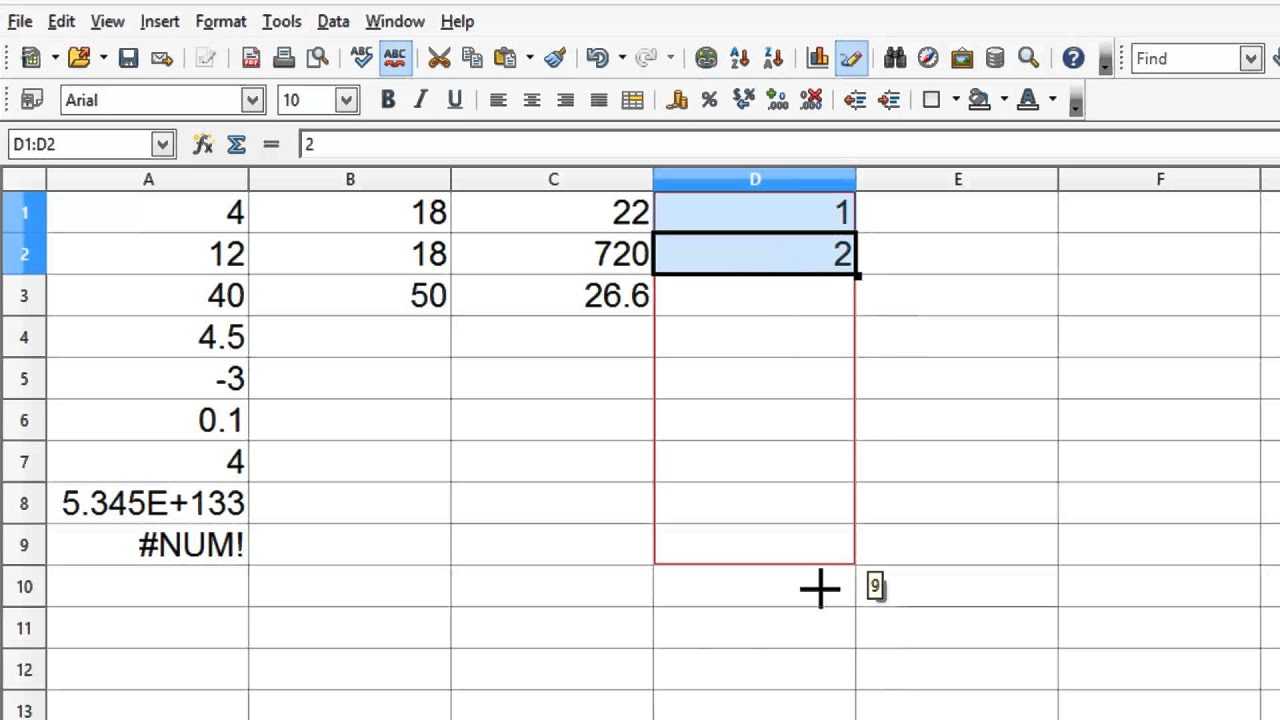 Openoffice Calc 4 Tutorial 4 – Formulas And Calculations – Make A Fibonacci  Number List With Index Card Template Open Office