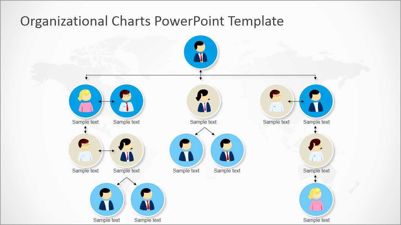 Organization Chart Template Powerpoint Free Templates Within Microsoft Powerpoint Org Chart Template