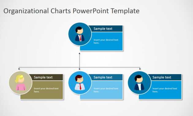 Organizational Charts Powerpoint Template for Microsoft Powerpoint Org Chart Template