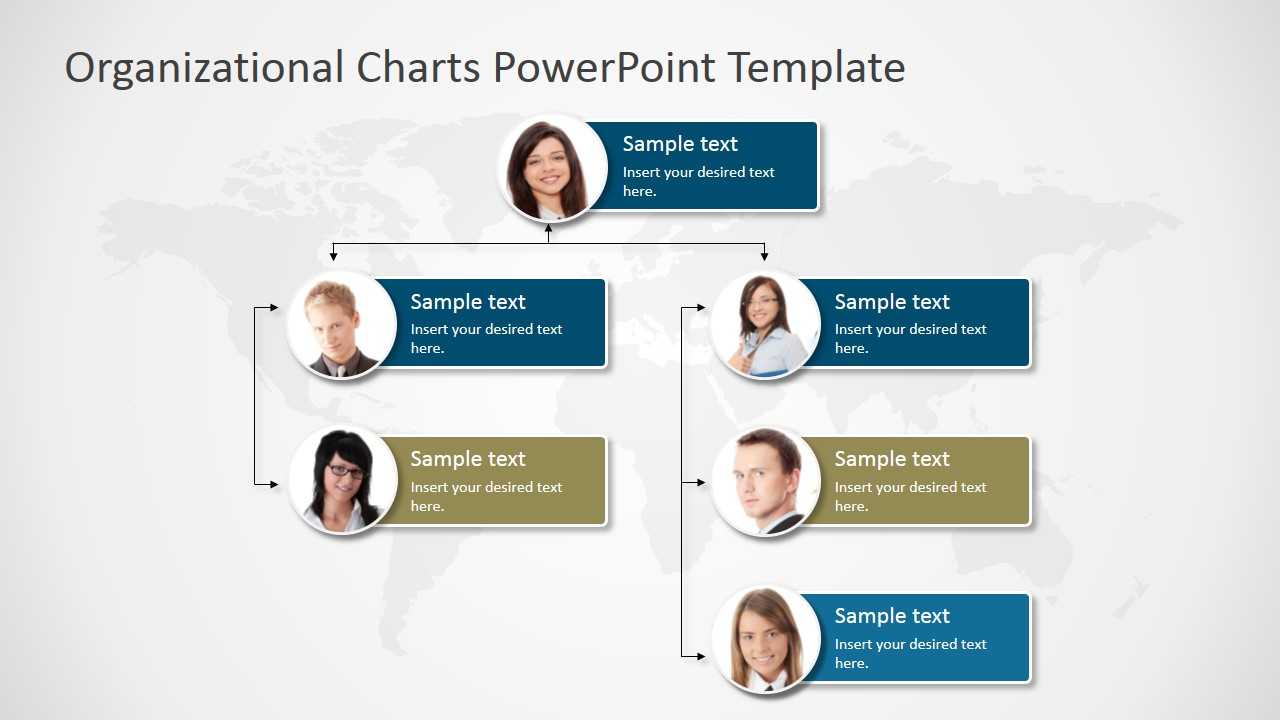 Organizational Charts Powerpoint Template – Slidemodel Intended For Microsoft Powerpoint Org Chart Template