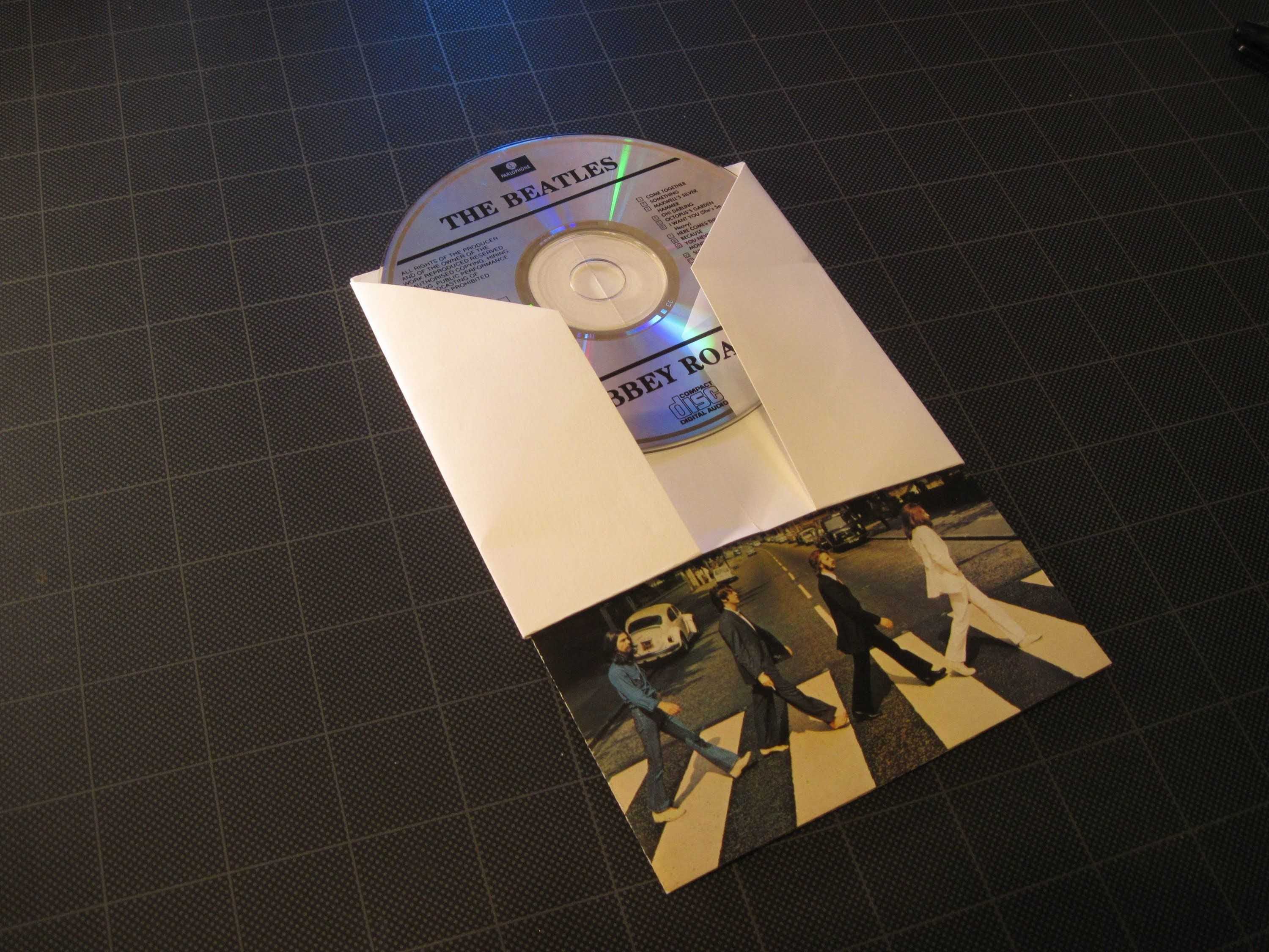 Origami: Sleeve For Cd / Dvd And Liner Notes | Cd Covers Inside Cd Liner Notes Template Word