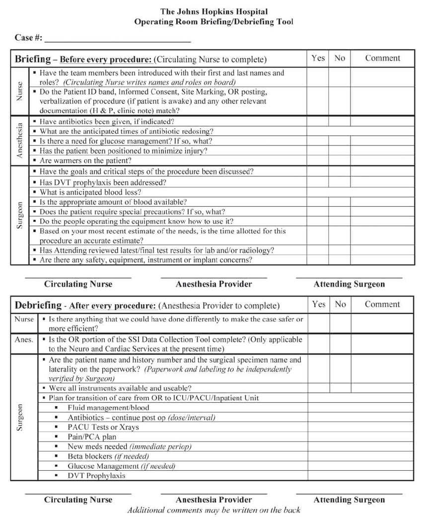 Original Briefing And Debriefing Form | Download Scientific Pertaining To Debriefing Report Template
