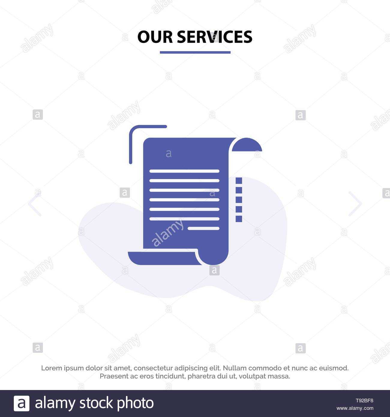 Our Services Document, Report, Note, Paper, Guidelines Solid Pertaining To Boyfriend Report Card Template