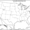 Outline Map Of The 50 Us States Within United States Map Template Blank