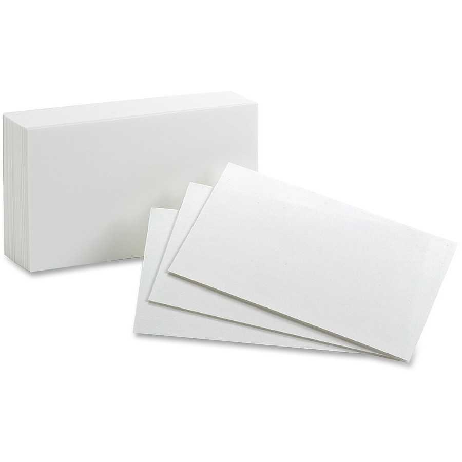 Oxford Blank Index Card Inside 3X5 Blank Index Card Template