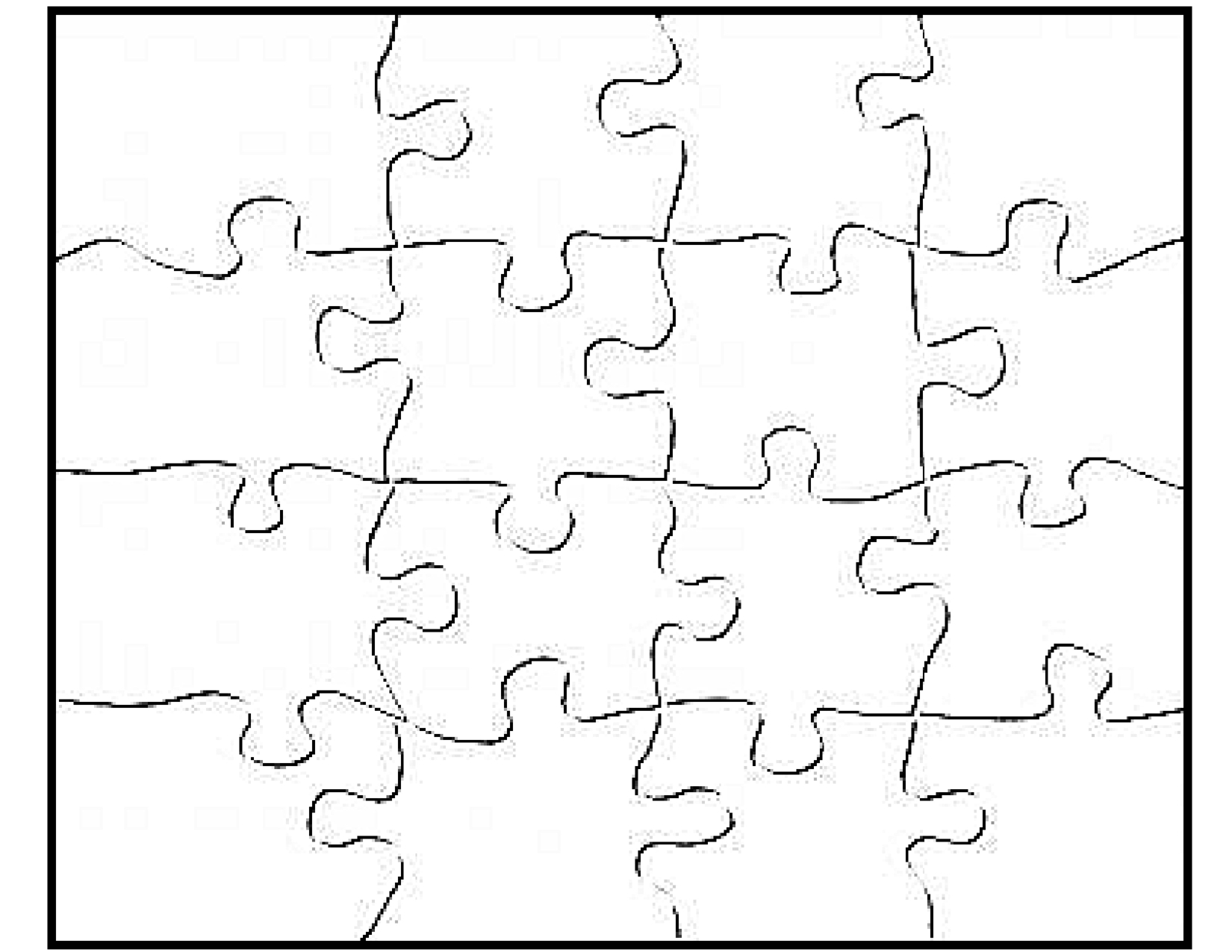 P Is For Puzzle – Free Blank Jigsaw Puzzle Template Within Blank Jigsaw Piece Template
