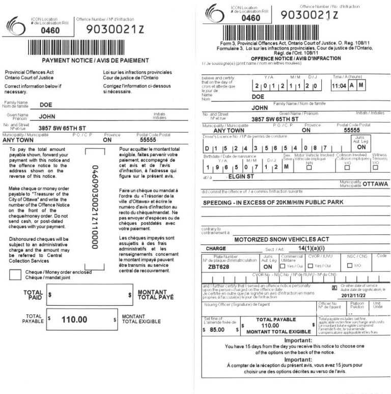 Fine Slip Format – Fill Online, Printable, Fillable, Blank with Blank ...