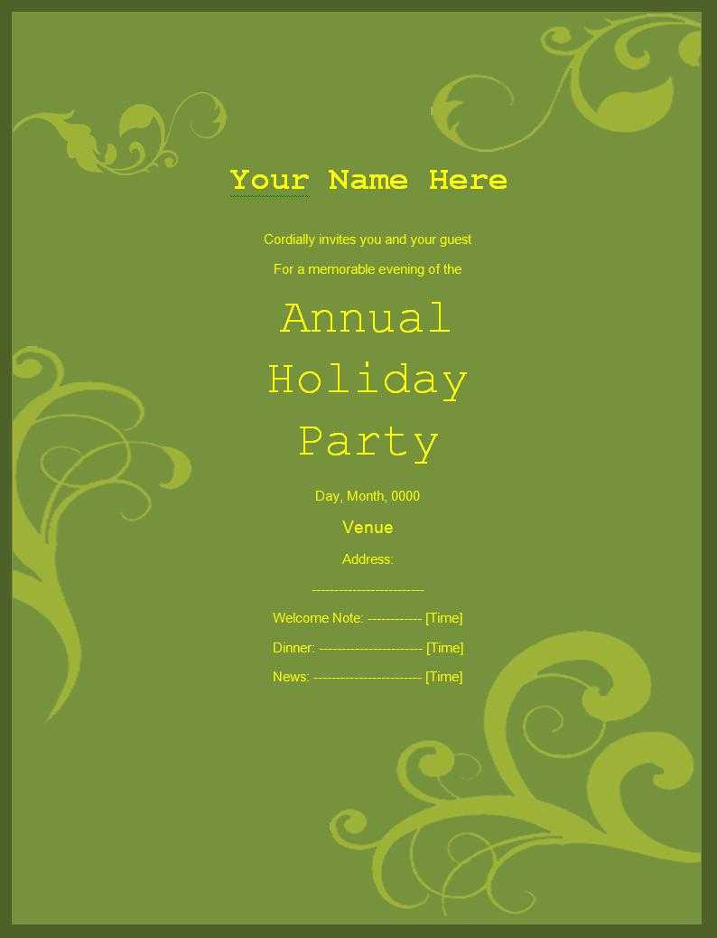 Party Invitation Templates | 5+ Free Printable Word & Pdf Regarding Free Dinner Invitation Templates For Word
