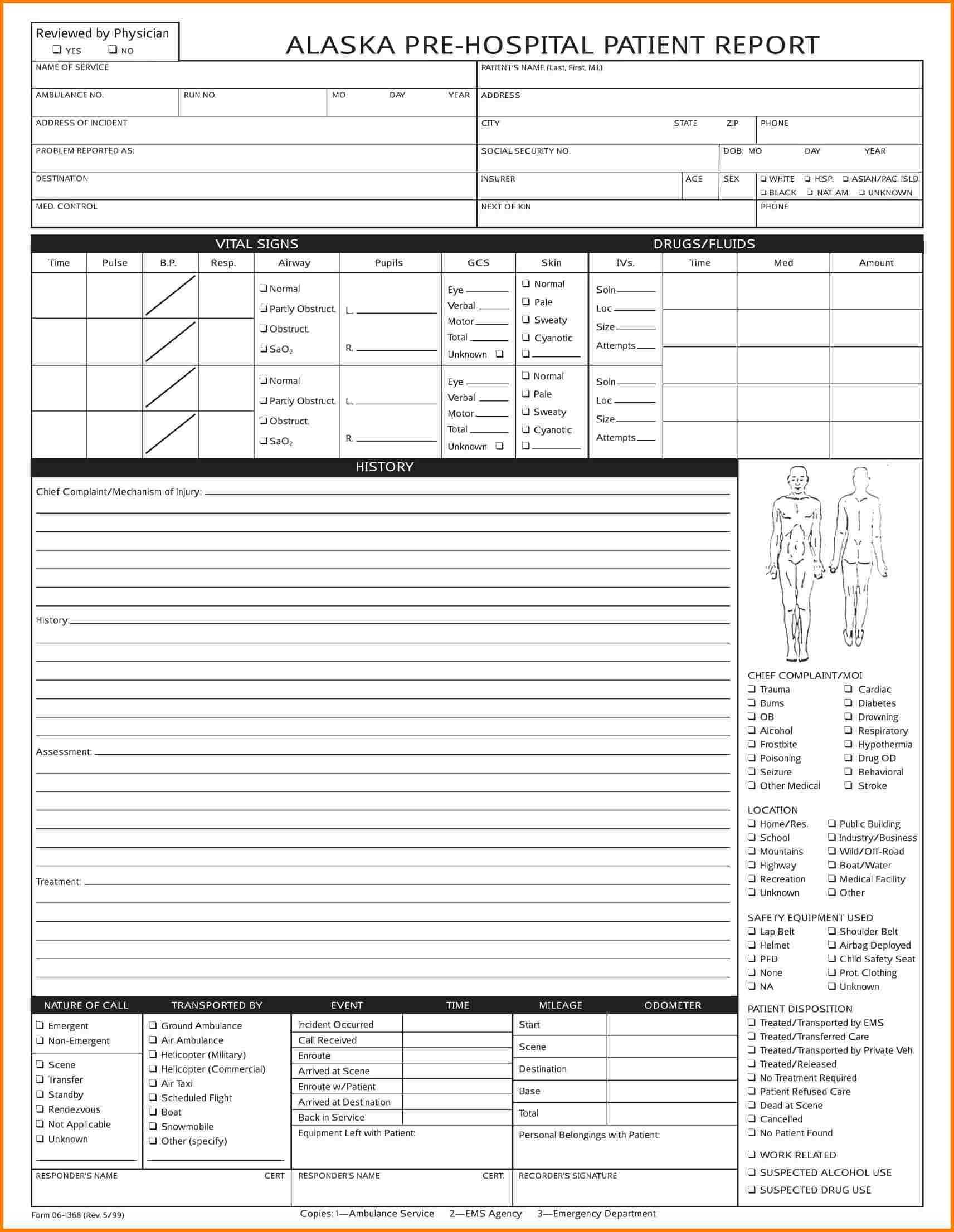 Patient Care Report Form Ten Unbelievable Facts About – Grad For Patient Care Report Template