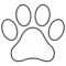 Paw Print Template Shape Lots Of Different Sizes | Teacher Throughout Blank Elephant Template