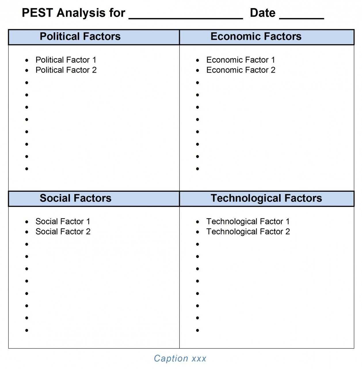 Pest Analysis Ms Word Template | It | Words, Templates With Regard To Pestel Analysis Template Word