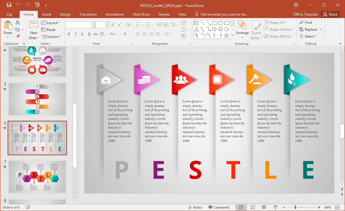 Pestel Toolkit For Powerpoint Presentations – Fppt Pertaining To Pestel Analysis Template Word