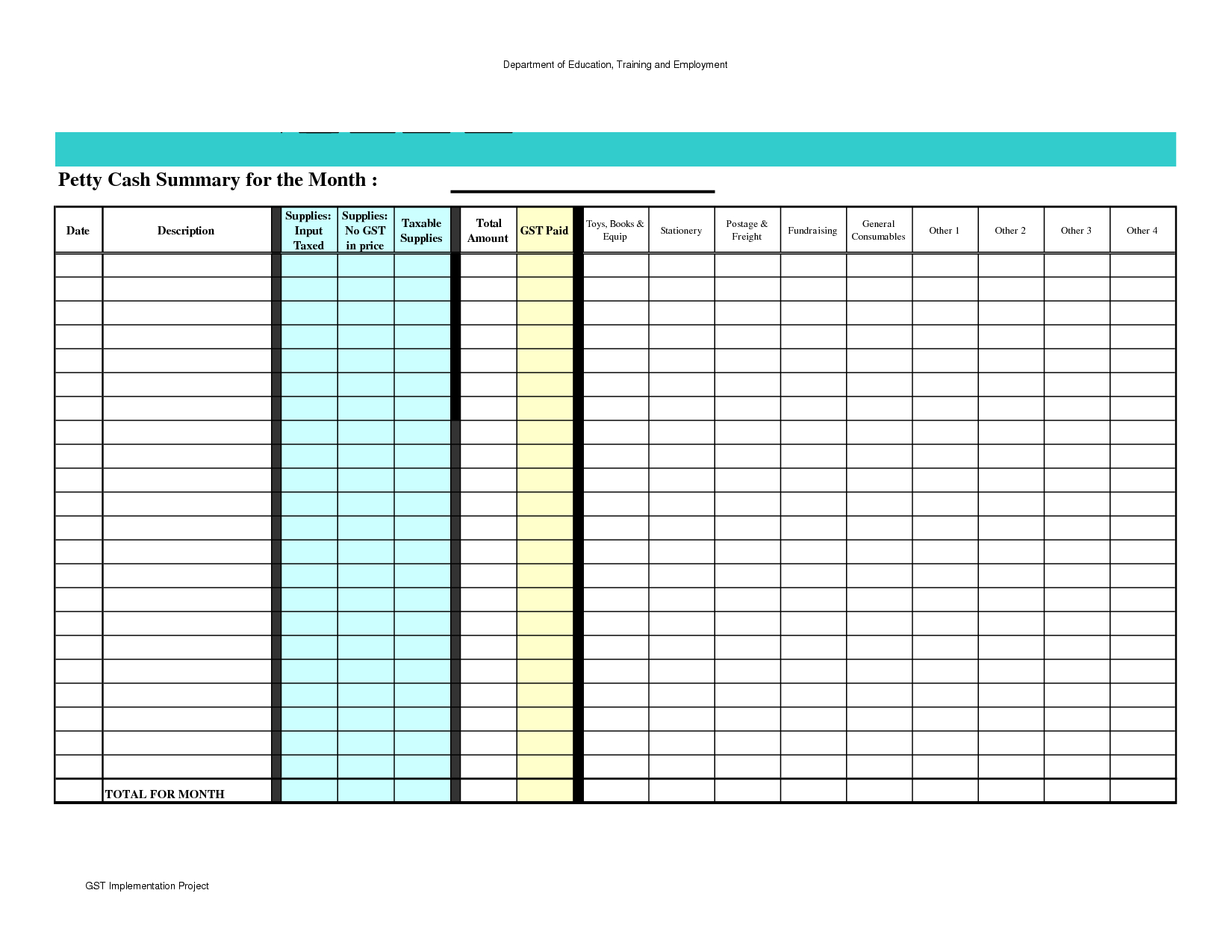 Petty Cash Spreadsheet Template Excel | Petty Cash Expences Inside Expense Report Spreadsheet Template Excel