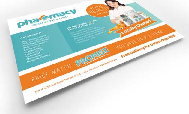 Pharmacy Flyer Template - Psd, Ai &amp; Vector - Brandpacks intended for Pharmacy Brochure Template Free